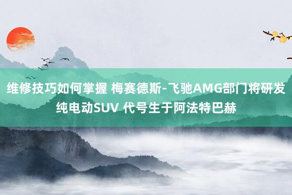 维修技巧如何掌握 梅赛德斯-飞驰AMG部门将研发纯电动SUV 代号生于阿法特巴赫