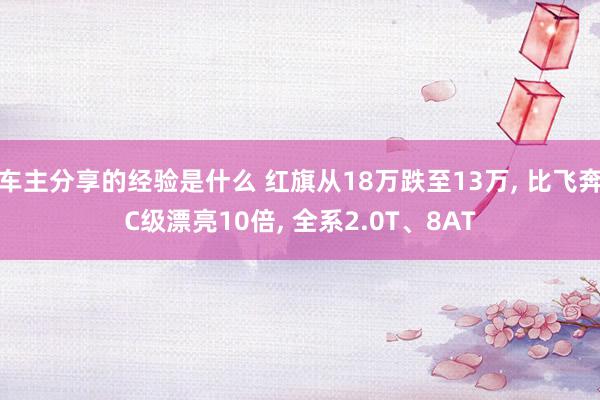 车主分享的经验是什么 红旗从18万跌至13万, 比飞奔C级漂亮10倍, 全系2.0T、8AT